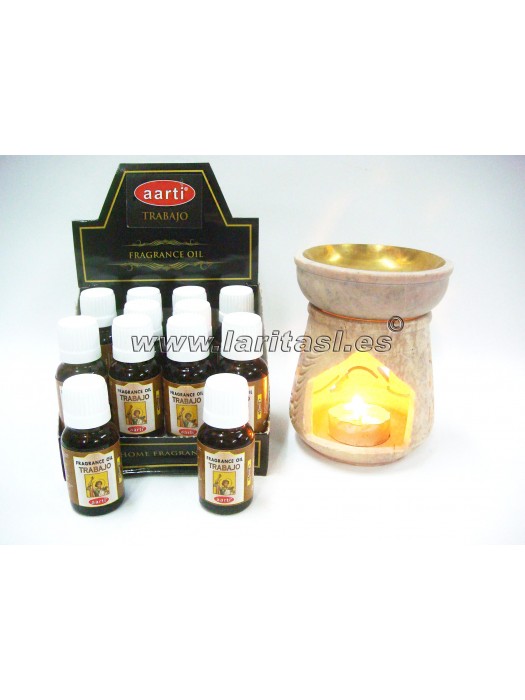Oleo perfumado Aarti Trabajo 15ml (pack 12)